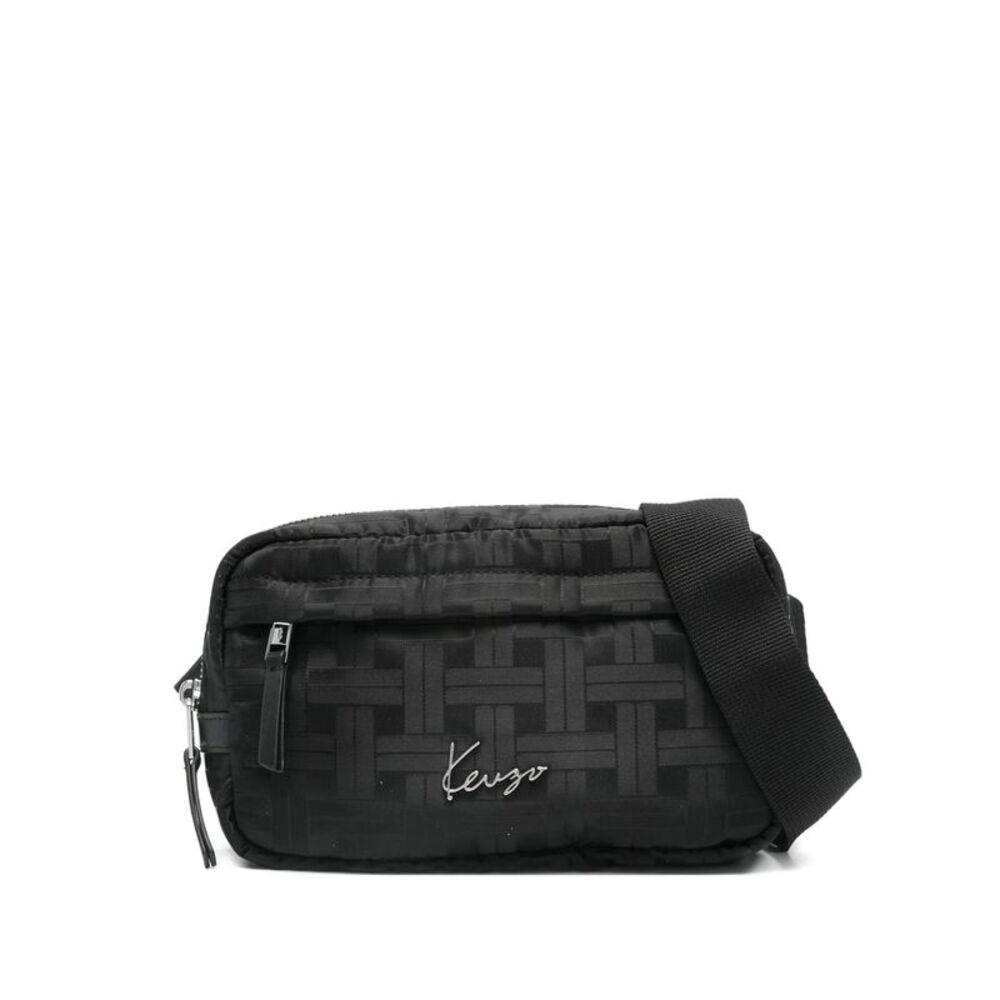 Kenzo Black Belt Bags Men